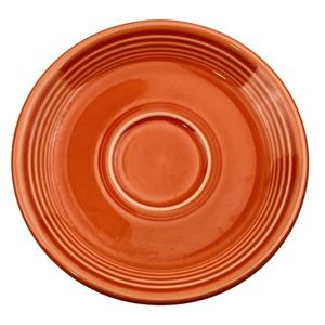 Fiesta Persimmon Saucer‎ Replacement Only LLB 1997 Homer Laughlin